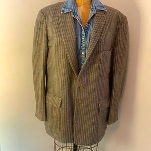 Vintage 50’smen’s striped wool sport coat